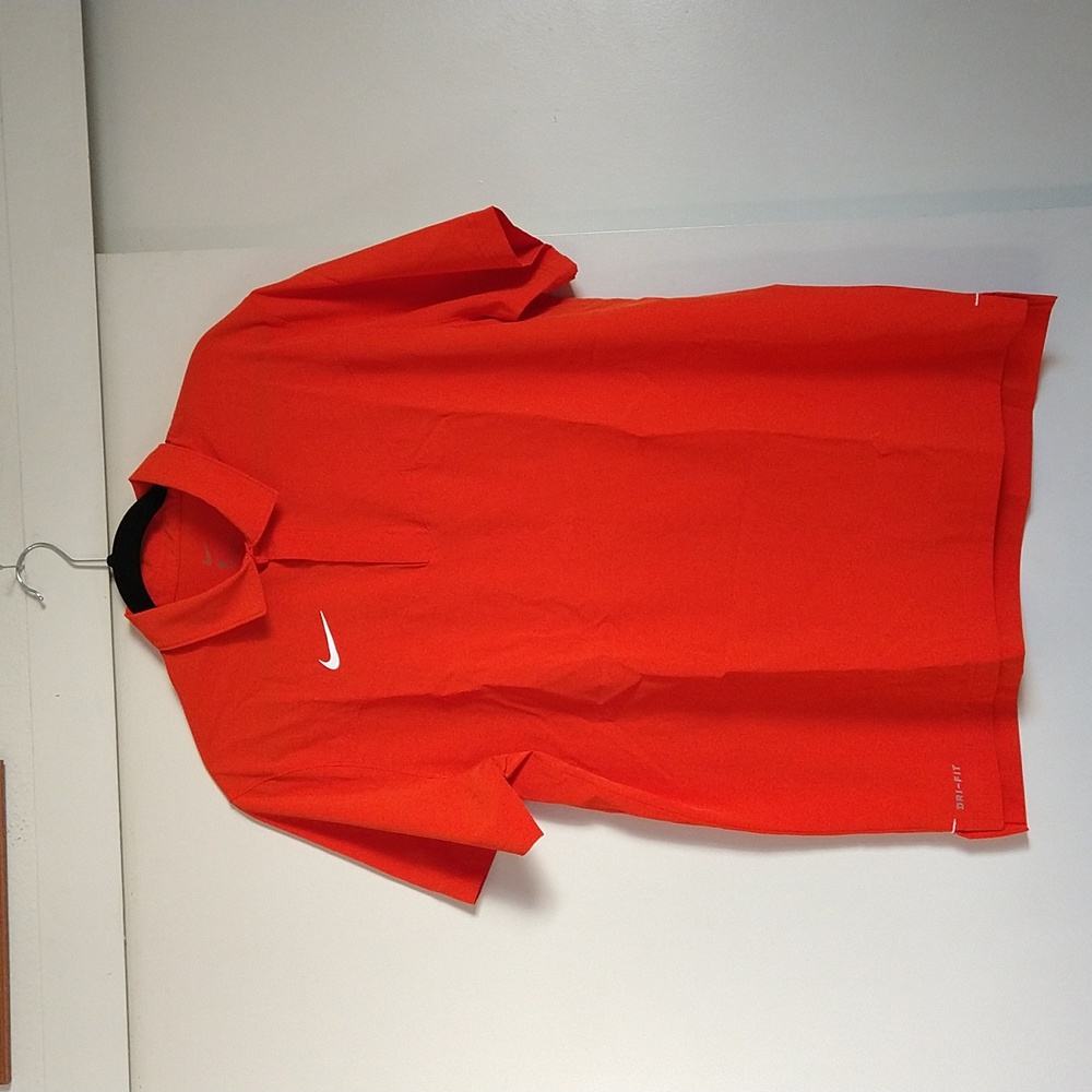 Nike Dri-Fit Golf Polo Shirt Short Sleeves Size Large